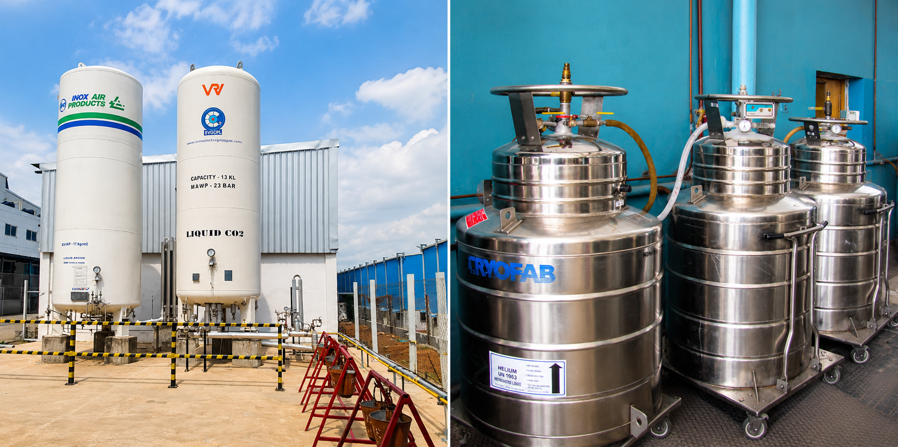Gas Containers and Regulators